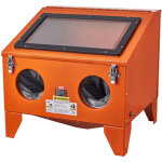 Vevor armoire de sablage, 40 gal armoire de sablage portable 40 a 120 psi, sableuse en acier robuste ...
