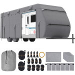 Vevor bache de protection camping - car, 6, 1 - 6, 7 m, housse caravane non tissee a 4 couches, classe ...
