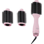 Vevor brosse soufflante seche - cheveux ionique tete 65 mm 75 mm volumateur de style enduit titane electrolyti ...