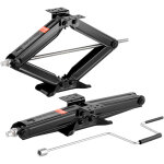 Vevor cric losange capacite 2948 kg plage de levage 103 - 595 mm, cric ciseaux 2pcs, stabilisateur de ...