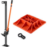 Vevor cric tout - terrain 4x4 capacite de charge 3, 18 t, cric a cremaillere 122 cm avec base, hi - lift ...