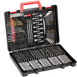 Vevor ensemble de forets et embouts pour perceuse tournevis 318pcs, coffret de meches et embouts de tournevis, ...