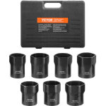 Vevor jeu de douilles pour contre - ecrous de roulement de roue 7pcs, a entrainement de 1 / 2 po 12, ...