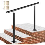 Kit main courante balustrade garde corps terrasse rampe escalier noire, rampe deescalier exterieur en ...