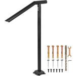 Vevor ? main courante escalier 71, 3x101, 5 cm ? rampe en fer pour 2 - 3 marches ? capacit� 200 kg ? ...