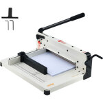 Vevor massicot a papier robuste, 304, 8 mm, coupe - papier industriel et commercial pour papier a4, capacite ...
