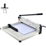Vevor massicot a papier robuste, 431, 8 mm, coupe - papier industriel et commercial pour papier a3, capacite ...