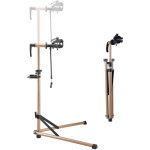 Vevor pied deatelier velo, hauteur reglable de 105 - 152 cm, support de reparation de velo robuste, charge ...