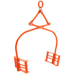 Vevor pinces de levage de pierre 24 pouces, pinces a roche a 2 griffes, pinces a buches en acier robuste, ...