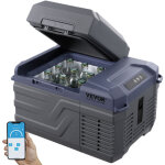 Vevor ? r�frig�rateur portable � compression 12 l ? temp�rature r�glable - 20 �c � 20 �c ? adaptateurs ...