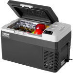 Vevor refrigerateur portable a compression 25 l, mini frigo de voiture 12 / 24 v cc et 100 - 240 v ca, ...