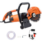Vevor - scie a beton electrique, 180 mm, scie circulaire puissance elevee 2000 w profondeur de coupe ...