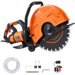 Vevor - scie a beton electrique, 406 mm, scie circulaire puissance elevee 2800 w profondeur de coupe ...