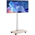 Vevor support tv a roulettes, pour ecrans de 812, 8 a 1778 mm, chariot tv mobile, rotation gauche - droite ...