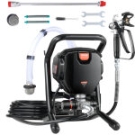 Vevor systeme de peinture par pulverisation 750 w 3000 psi pulverisateur sans air portable 1, 2 l / min ...