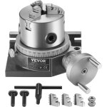 Vevor table rotative pour fraiseuses, 100 mm table rotative de fraisage de precision vertical horizontal ...