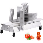 Vevor trancheur de tomates, 3 / 16 pouce coupeur de tomates, trancheuse commerciale lames tranchantes ...