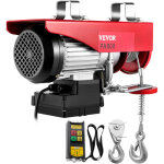 Vevor treuil a cable electrique 400 / 800kg palan electrique avec telecommande sans fil, 1450w treuil ...