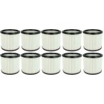 10x filtre � cartouche aspirateurs eau et poussi�re compatible avec aldi workzone aspirateur - filtre ...