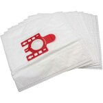10x sacs compatible avec hoover sensory tc 5200 - 5299 aspirateur - microfibres non tisses, 28cm x 20cm, ...
