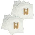 10x sacs compatible avec hoover tcp 1600 - tcp 2499 capture, h69, h64, h63 aspirateur - microfibre non ...