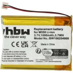 Vhbw - 1x batterie compatible avec palm m550 tablette notepad pda assistant personnel (1000mah, 3, 7v, ...