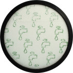 1x filtre compatible avec rowenta silence force cyclonic home & car ro7274, ro7274ea aspirateur - filtre ...