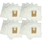 20x sacs compatible avec bluesky atb 14 r, bap 1500, e 200 optimo, ti 1400 aspirateur - microfibre non ...
