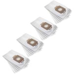 20x sacs compatible avec nilfisk p20, p30, p40 aspirateur - microfibres non tisses, blanc - vhbw