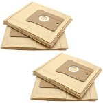 20x sacs compatible avec singer mistral 2000, 5, 4000, 3000 aspirateur - 22 28cm x 20, 5cm couleur sable ...