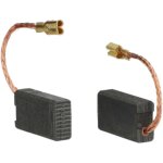 Vhbw 2x balais de charbon 17, 5 x 10 x 5 mm compatible avec aeg ag 1200 - 125, ag 1200 - 125 x, ag 1300 ...