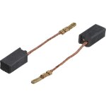 Vhbw - 2x balais charbon 6, 3 x 8 x 15, 2 mm compatible avec flex le 14 - 7 meuleuse d'angle