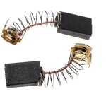 Vhbw 2x balais de charbon pour moteur 5 x 11 x 17mm compatible avec makita 9403, ga5010, ga5020, ga6010, ...
