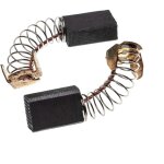 Vhbw 2x balais de charbon pour moteur 6 x 10 x 15mm compatible avec makita hr 3520 b, jn 3200, js 3200, ...