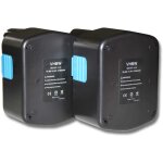 2x batterie compatible avec hitachi wh 14da, wh 14daf2, ub 18dl, dv 14dvl, g 14dl, ub 18d, dv 14dvks ...