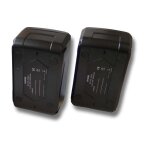 Vhbw - 2x batterie compatible avec milwaukee v28 vc, v28 sx outil �lectrique (3000 mah, li - ion, 28 ...