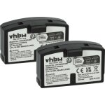 2x batteries compatible avec sennheiser ri 250, set 2500, ri 150, ri 250 s, ri 250 j casque audio, couteurs ...