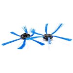Vhbw 2x brosse latrale de rechange compatible avec philips smartpro fc8710, fc8774 robot aspirateur ...