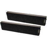 2x filtres � charbon actif compatible avec miele da 3050, da 3050 - 55, da 3060, da 3060 - 60, da 3150 ...