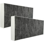 2x filtres � charbon actif compatible avec neff z54tr60x3, z54tr60x0, z54tr00x0, d49ml54x0, d49ed52x0 ...