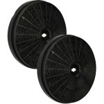 2x filtres � charbon actif compatible avec whirlpool akr 813 857881301001 hotte aspirante - 20 cm - vhbw ...
