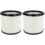 2x filtre pliss� compatible avec rowenta bully, ru 01, ru 02, ru 04, ru 05, ru 100, ru 101, ru 105, ru ...