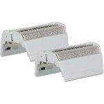 Vhbw 2x grille double compatible avec braun ultra speed 6510, 6515, 6015, 6550, 6520, 6525 rasoir �lectrique ...
