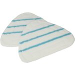 Vhbw - 2x housses de rechange compatible avec clean maxx nettoyeur � vapeur, balai vapeur - polyamide ...