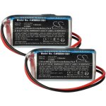 Vhbw - 2x pile remplacement pour verisure cr - 2 / 3az pour syst�me d'alarme (1350mah, 3v, li - mno2) ...