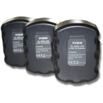 Vhbw - 3x batteries compatible avec bosch gsr 12 - 2, jan - 55, gsr 12 - 1, gsr 12v, psr 12, pag 12, ...