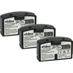 3x batteries compatible avec sennheiser hdi 302, set 820, set 820 s, ri 810, ri 810 s casque audio, couteurs ...