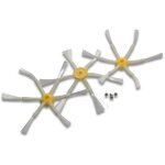 3x brosse latrale compatible avec irobot roomba 780, 770, 760, 610, 590, 581, srie 600, srie 700 robot ...