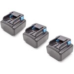 Vhbw - 3x batterie compatible avec hitachi dv 24dvks, c 7d, cr 24dv, dh 24dv, dh 24dva, dv 24dv, dv 24dva ...