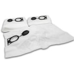 40x sacs compatible avec spit ac1600 (25 liter) aspirateur - 43cm x 32cm blanc - vhbw